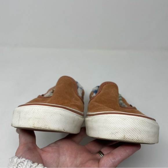 Vans Classic Sunburn Marshmallow Sherpa-Lined Suede Sneakers – Size 8 - Picture 6 of 9